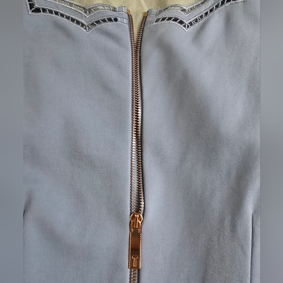 Ted Baker Cammey Scalloped Skater Dress Women's Blue Size 3 - Picture 8 of 8